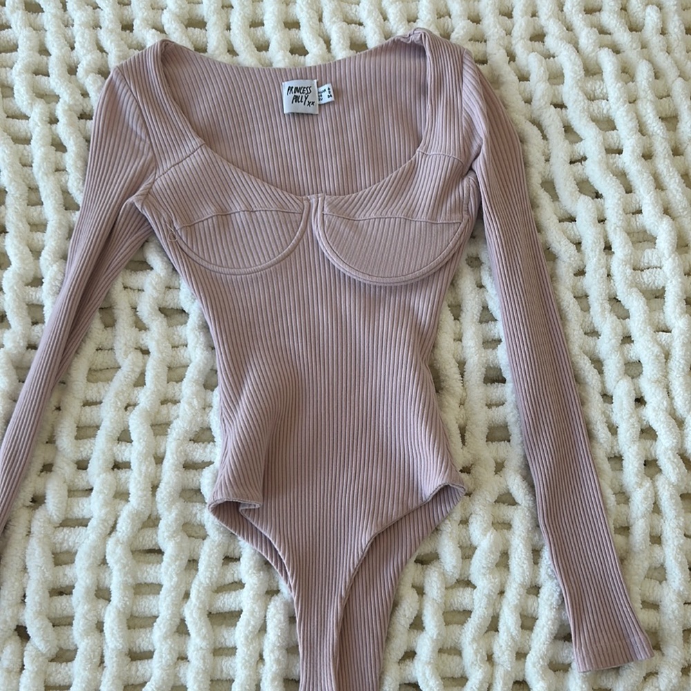 pink princess polly bodysuit